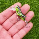 1pc Grasshopper Cricket Insect Jig Fishing Lure Bait 4.5cm 3.5g 1pc Grasshopper Cricket Insect Jig Fishing Lure Bait 4.5cm 3.5g
