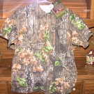 Camouflage Collared 3 Buttondown T Shirt Trebark Superflauge NEW- S M L XL XXL Camouflage Collared 3 Buttondown T Shirt Trebark Superflauge NEW- S M L XL XXL