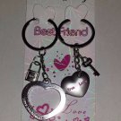 2pcs Pair Couple Keychains Heart Key Lock I Love You Forever USA Shipper Fast #7