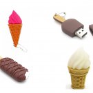 2.0 16gb 32gb 64gb 128gb Ice Cream Cone Popsicle Food USB Flash Thumb Drive