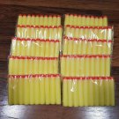 100pcs 2.75" YELLOW Elite Bullet Foam Dart Refill Replacement Toy Gun Darts USA