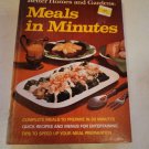 Better Homes and Gardens MEALS IN MINUTES COOK BOOK 1973 Hardcover Recipes Better Homes and Gardens MEALS IN MINUTES COOK BOOK 1973 Hardcover Recipes