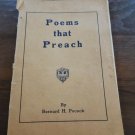 Poems that Preach by Bernard H. Pocock 1947 Poems that Preach by Bernard H. Pocock 1947