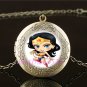 Wonder Woman Hero Cabochon LOCKET Pendant Bronze Chain Necklace USA Shipper #99