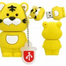 2.0 16GB 32GB 64GB Yellow Tiger Cat Animal USB Flash Thumb Drive USA Shipper