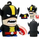 3.0 16gb 32gb 64gb Wolverine X-Men Super Hero USB Flash Thumb Drive USA Shipper