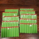 100pcs 2.75" GREEN Elite Bullet Foam Dart Refills Replacement Toy Gun Darts USA