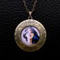Wonder Woman Hero Cabochon LOCKET Pendant Bronze Chain Necklace USA Shipper #184