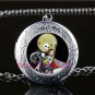 Nightmare Xmas Jack Cabochon LOCKET Pendant Silver Chain Necklace USA Ship #147