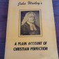 Rare Vintage Booklet : Wesley's A Plain Account Of Christian Perfection