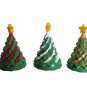 3pc Set 3D Printed Fidget Christmas Tree Passthrough Spiral Toy Stress Relief