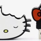 2.0 16gb 32gb 64gb 128g Hello Kitty White Cat Bow USB Flash Thumb Drive USA Ship