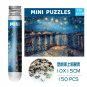Challenging Mini Jigsaw Puzzle Starry Night Over the Rhone Van Gogh 150pc #108