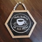 Laser Engrave Wood Wall Decor Hanging Plaque Hello Darkness my Old Friend Coffee Laser Engrave Wood Wall Decor Hanging Plaque Hello Darkness my Old Friend Coffee