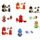 2.0 16gb 32gb 64gb 128gb SUPER HERO Stubbies 8pc Set USB Flash Thumb Drive USA 2.0 16gb 32gb 64gb 128gb SUPER HERO Stubbies 8pc Set USB Flash Thumb Drive USA