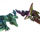 9.5" Flexible Articulated Pterodactyl and Tapejara Dinosaur Sensory Fidget Toy