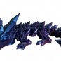 11.5" 3D Print Fidget Crystal Dragon Stress Relief Fun Toy Adult Child Gift #23
