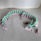 Flexible Articulated Axolotl Sensory Fidget Toy 3D Printed 16" Multi Color #13 Flexible Articulated Axolotl Sensory Fidget Toy 3D Printed 16" Multi Color #13