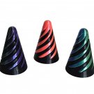 3pc 3" 3D Printed Fidget Spiral Cone Stress Relief Fun Desk Toy Adult Child Gift