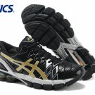 ASICS Men's GEL-Kinsei 5 Running Shoe Black/Gold/Silver  US Size  7.5