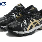 ASICS Men's GEL-Kinsei 5 Running Shoe Black/Gold/Silver  US Size  10
