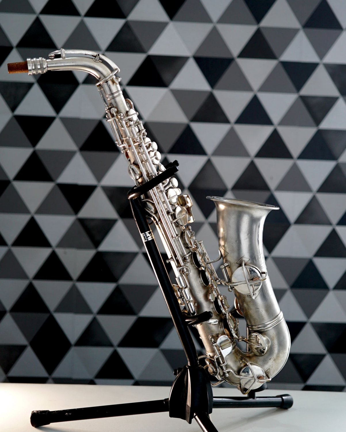 Vintage 1924 Conn Alto Saxophone, Fully Refurbished , Silver Plated