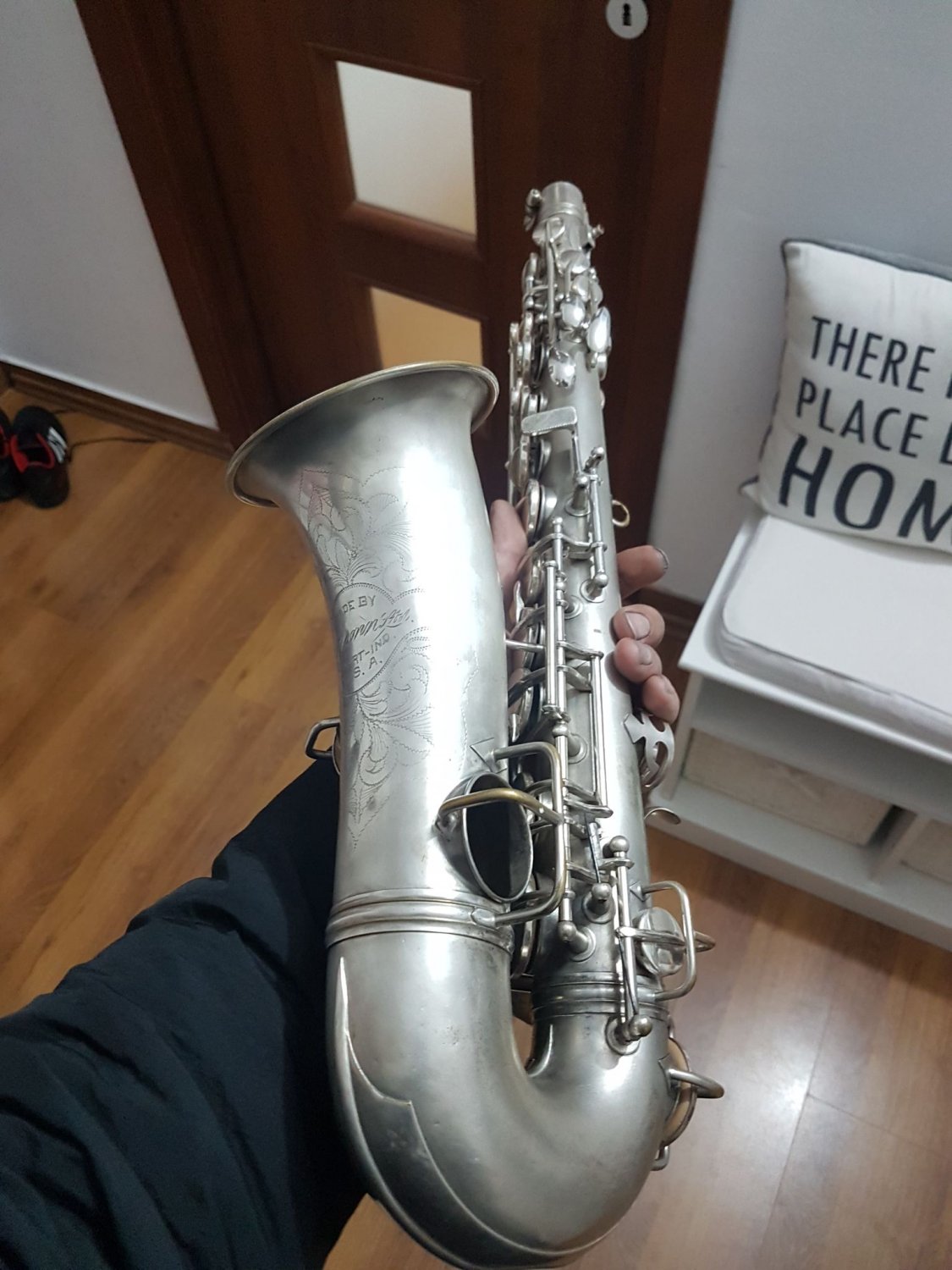 Vintage 1924 Conn Alto Saxophone, Fully Refurbished , Silver Plated