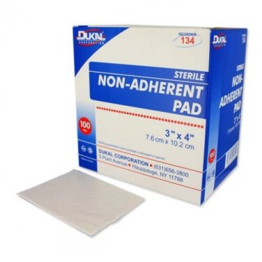100 Non-Adherent PADS 3"" X 4