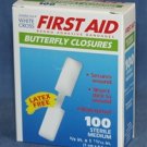 First Aid Butterfly Closures Bandages Medium Box Of 100