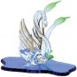 Spun Glass Swan on Blue Lake - #30812