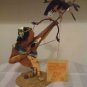 PAINTED METAL INDIAN HUNTER * #31761 *  NEW