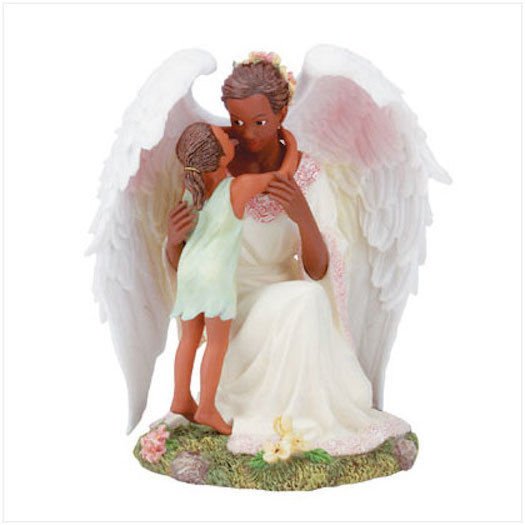 AFRICAN AMERICAN GUARDIAN ANGEL * #32204 * NEW * FREE SHIPPING