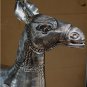 Asian Silver Sitting Horse