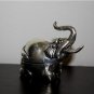 Asian Silver Elephant Trinket Box