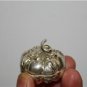 Asian Silver Pumpkin Trinket Box