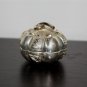 Asian Silver Pumpkin Trinket Box
