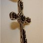 Elegant 925 Silver and Gemstone Cross