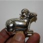 Asian Silver Model Sitting Goat Trinket Box