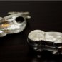 Asian Silver Model Sitting Goat Trinket Box