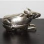 Asian Silver Cow Trinket Box