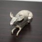 Asian Silver Cow Trinket Box