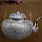 Asian Handcrafted Silver Teapot