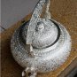 Asian Handcrafted Silver Teapot