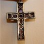 Elegant 925 Silver and Amethyst Cross