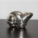 Asian Silver Frog Trinket Box