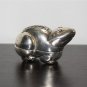Asian Silver Frog Trinket Box