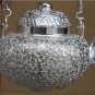 Beautiful Asian Handcrafted Silver Teapot