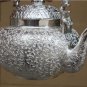 Beautiful Asian Handcrafted Silver Teapot