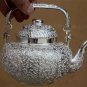 Beautiful Asian Handcrafted Silver Teapot