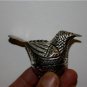 Asian Silver Model Sitting Bird Trinket Box